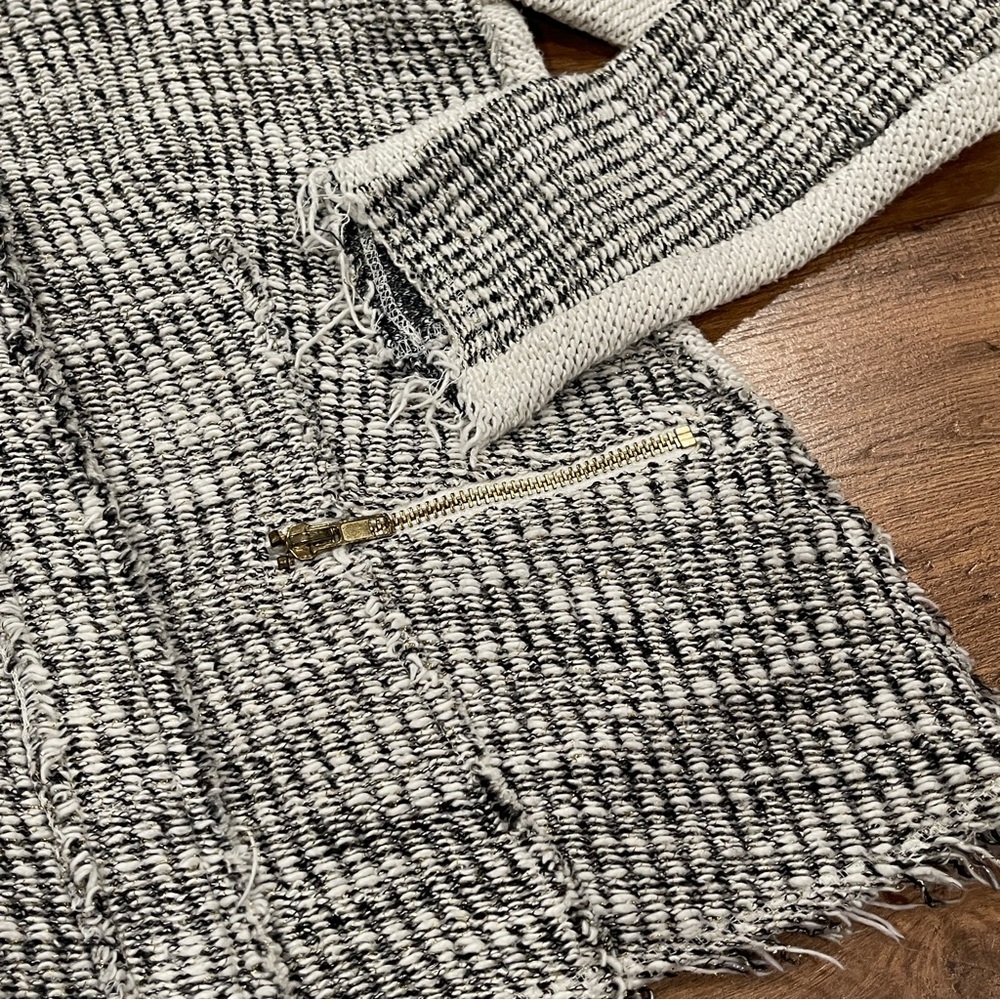 Anthropologie Cartannier Blazer Cardigan Sweater Tweed Long Sleeve Women's Sz XS - Picture 3 of 7